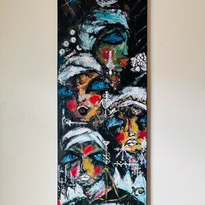 Abstract Faces Canvas Art